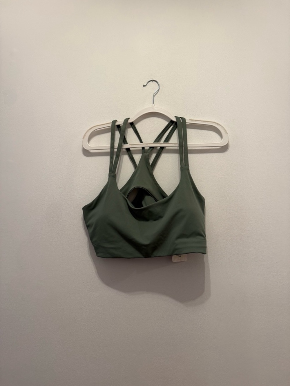 Khloe Kardashian  Fabletics Green & Mauve Athletic wear - Sports Bra